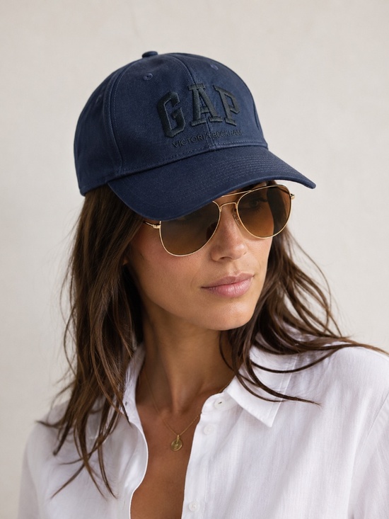 Victoria Beckham Accessories - Victoria Beckham x GAP - Navy Logo Baseball Cap New w/ Tags